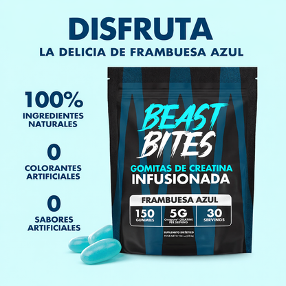 Suplemento Creatina Gomitas Beast Bites